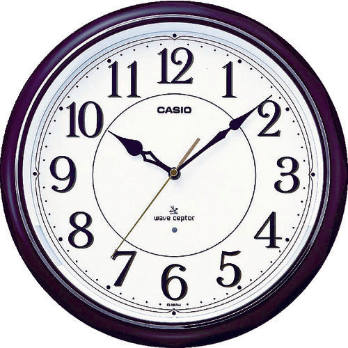カシオ 電波掛け時計 直径330mm IQ-1051NJ-5JF 1 個