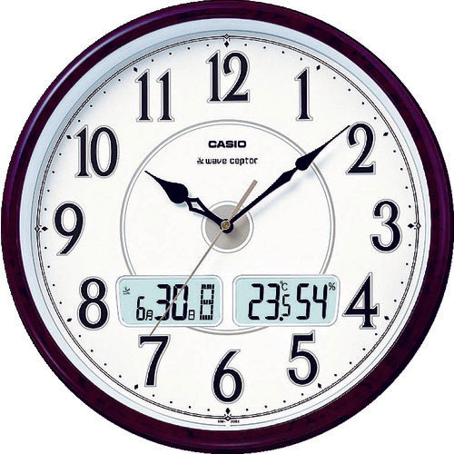 Casio Radio-controlled wall clock, diameter 340mm ITM-200J-5BJF 1 unit