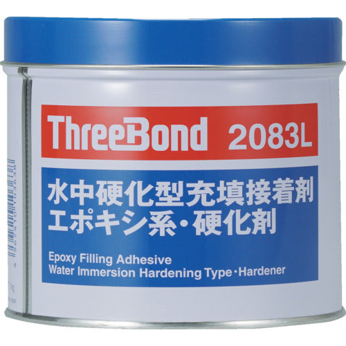 THREEBOND 에폭시 수지 접착제 TB2083L 경화제 1kg 청록색 습윤면 접착 가능 퍼티 타입(2083L1) TB2083L-1-K 1 캔