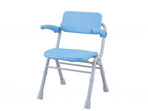 パナソニックエイジフリーシャワーチェア(Air)ミドルSPワンタッチ ブルー