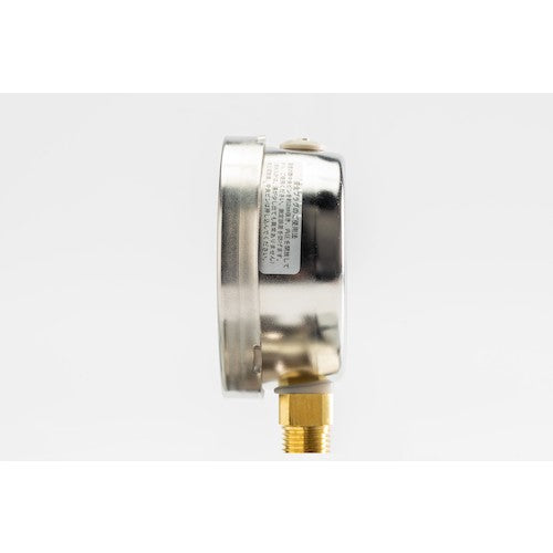 高島 グリセリン入圧力計(A枠立型・φ60)圧力レンジ0.0〜0.16MPa R1/4【1312016】 1312016 1 個