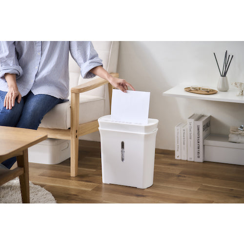 IRIS 102868 パーソナルシュレッダー ホワイト PS-A4M-W 1 台