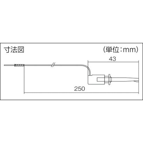 Teishin Jumper Test Lead 25cm Check Pin⇔IC Clip S 2pcs TLA-51 1 bag