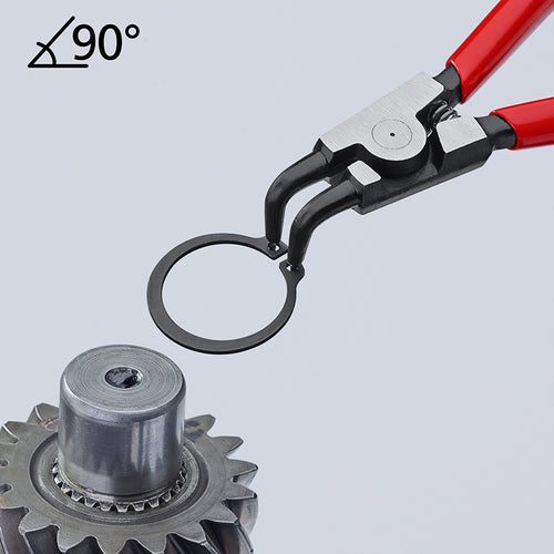 KNIPEX 4621−A41 軸用スナップリングプライヤー 曲 4621-A41 1 丁