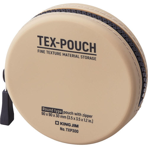 KING JIM TEX−POUCH ROUND へ− TXP300-BE 1 冊
