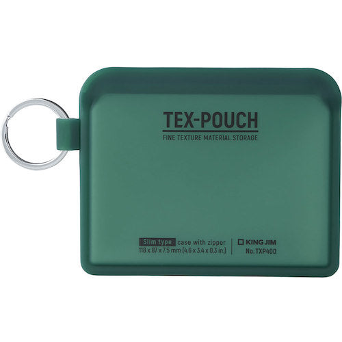 KING JIM 텍스 파우치 슬림 카 TXP400-KH 1 권