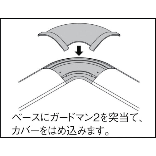 マサル ガードマン2R 5号 1m グレー GR5101 1 本