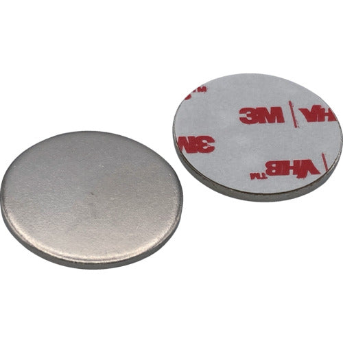 ラクテム マグネット用取付プレート Φ20 両面テープ付 MPD20 1 袋