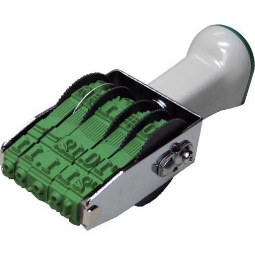 SANBY テクノタッチ回転印 欧文 2号日付 明朝体 年号2連式 TKA-D02 1 個