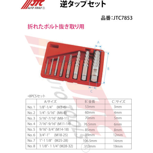 JTC 逆タップセット JTC7853 1 S