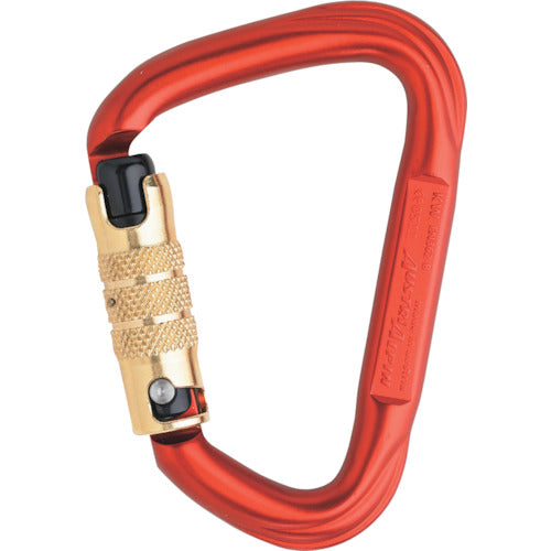 ALPIN Carabiner 2800 EVO 3-point autolock, wire diameter 14.0, orange, KW35B3, 1 piece
