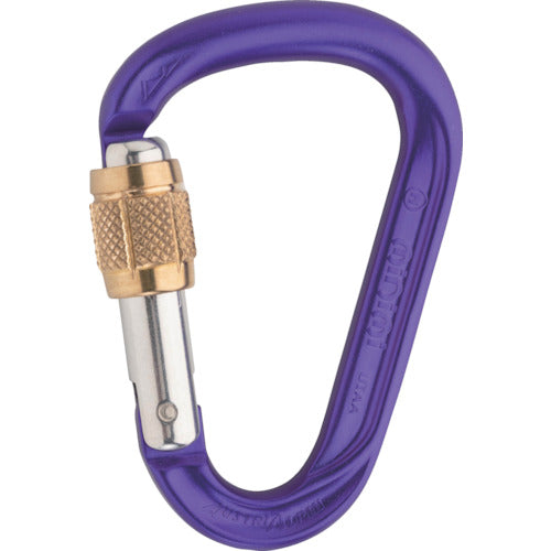 ALPIN カラビナ MINIMI スクリューロック 線径12.5 パープル KO13B-P 1 個