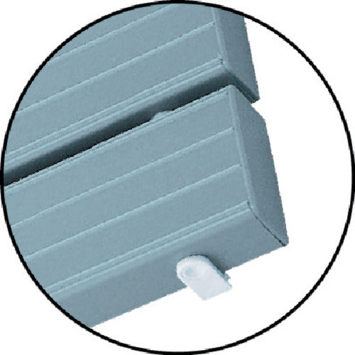 Condor YS Colored Slats, Safety Antibacterial (with Cap), D-Type, Gray, F-115-3-D-GR, 1 Piece