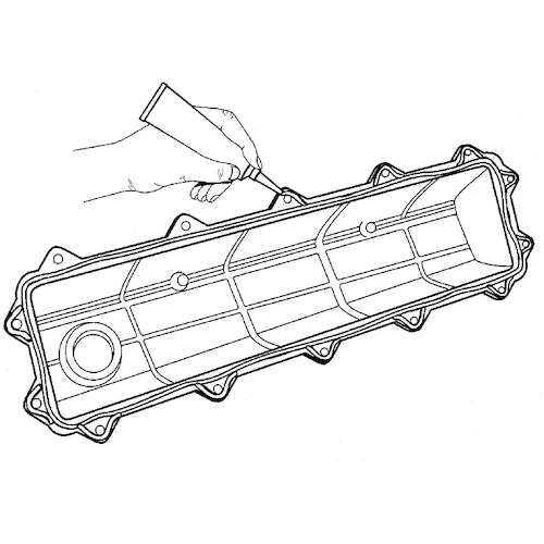 Permatex Silicone Oil Resistant Gasket Gray 89145 50P89145JP 1 pc