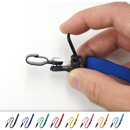 OP Loop Clips, Detachable, 10 Pieces, Red, NX-8-RD, 1 Pack