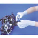 SHOWA 니트릴 고무 등받이 장갑 No265 딱 맞는 등받이 강력한 롱 3 쌍 팩 블루 L 사이즈 NO265-L3P 1 PK