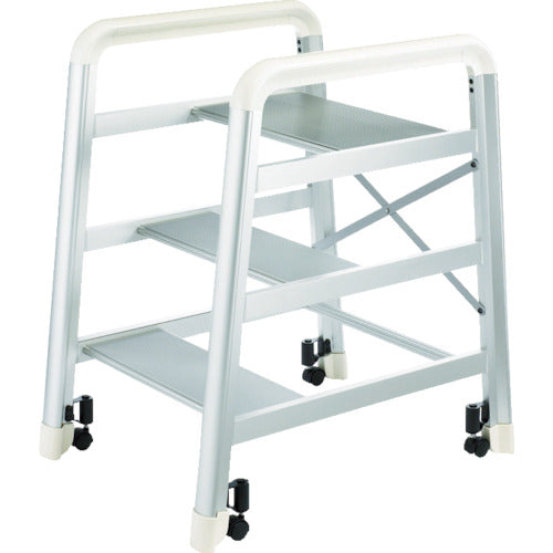 Hasegawa Aluminum Assembled Stepladder DE Type 3 Steps Silver DE2.0-3S 1 Unit
