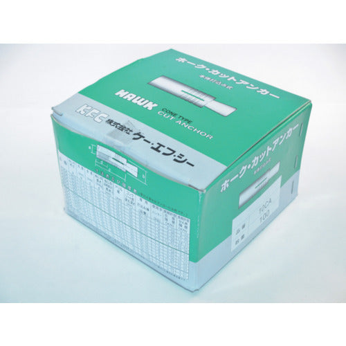 케이 에프 씨 호크 컷 앵커 CA 타입 스틸제 10CA 100개