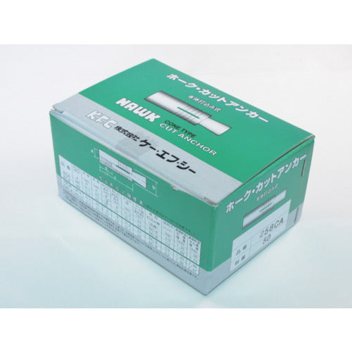 케이 에프 씨 호크 컷 앵커 CA 타입 스틸제 258CA 50개