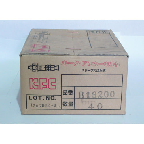 ケー・エフ・シー ホーク・アンカーボルトBタイプ スチール製M16 全長200 B16200 40 本