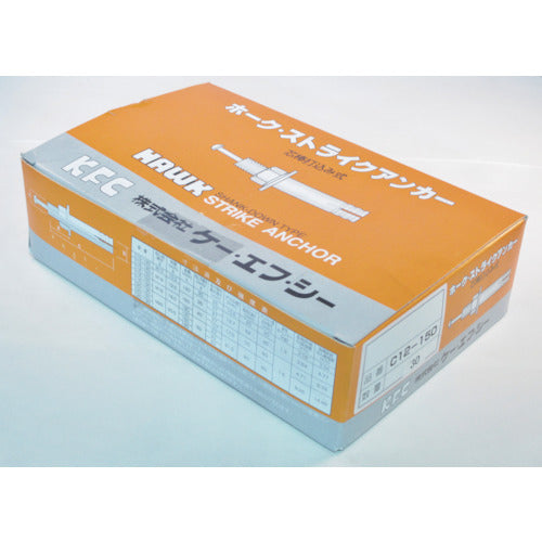 K.F.C. Hawk Strike Anchor C Type Steel M12 Total Length 150 C12-150 30 Pieces