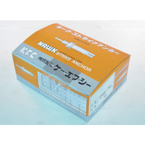 K.F.C. Hawk Strike Anchor C Type Steel W1/2 Total Length 70 C48-70 30 Pieces