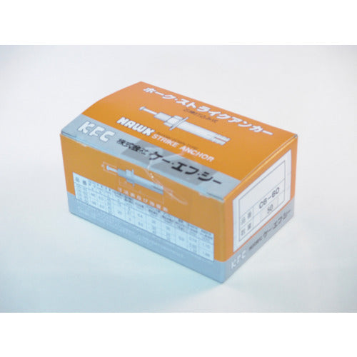 K.F.C. Hawk Strike Anchor C Type Steel M6 Total Length 60 C6-60 50 Pieces