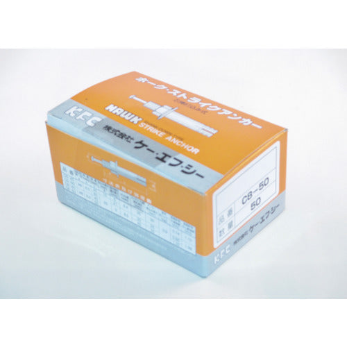 K.F.C. Hawk Strike Anchor C Type Steel M8 Total Length 50 C8-50 50 Pieces