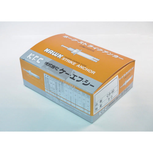 케이·에프·시 호크·스트라이크 앵커 C타입 스틸제 M8 전장 60 C8-60 50개