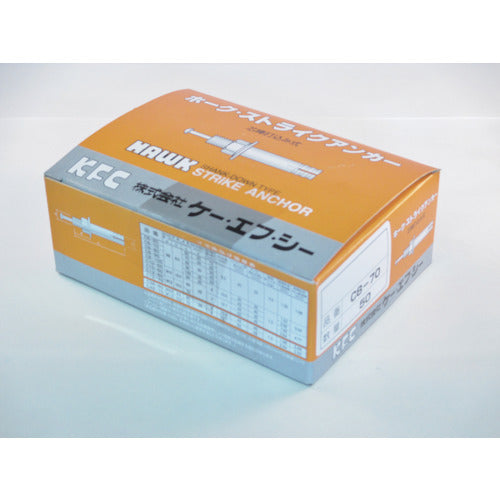 케이·에프·시 호크·스트라이크 앵커 C타입 스틸제 M8 전장 70 C8-70 50개