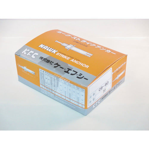 K.F.C. Hawk Strike Anchor C Type Steel M8 Total Length 90 C8-90 50 Pieces