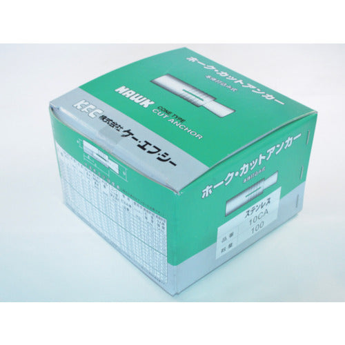 케이 에프 씨 호크 컷 앵커 CA 타입 스테인리스제 SUS10CA 100개