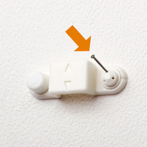 Aiwa Metal Hook for mounting wooden slats to the wall, Snopita, front type, 3001W, AP-3001W, 1 piece