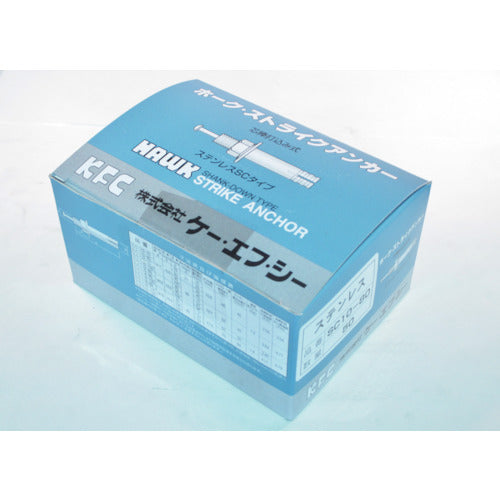 K.F.C. Hawk Strike Anchor C Type SUS M10 Total Length 80 SUS C10-80 50 Pieces