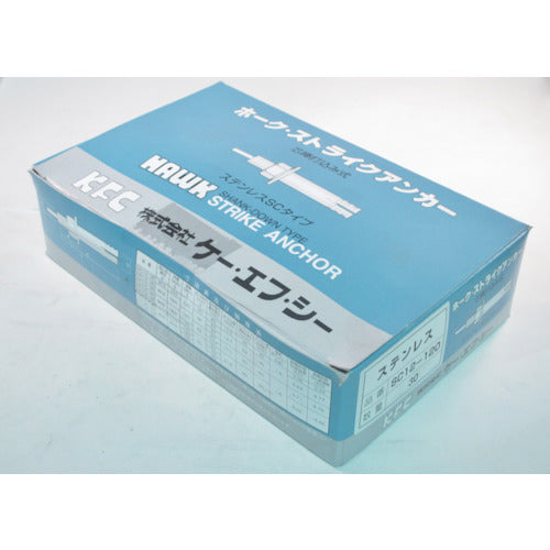 케이 에프 씨 호크 스트라이크 앵커 C 타입 SUS제 M12 전장 120 SUS C12-120 30개