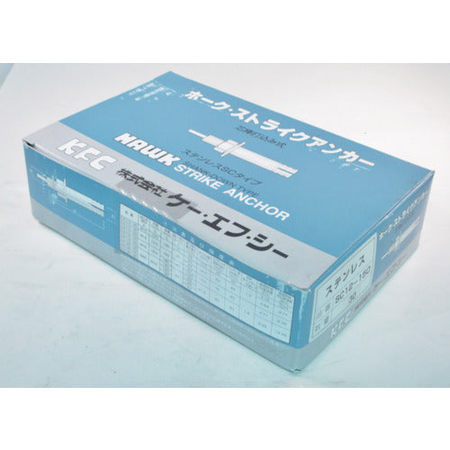 K.F.C. Hawk Strike Anchor C Type SUS M12 Total Length 150 SUS C12-150 30 Pieces