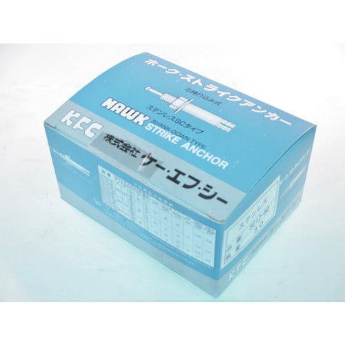 K.F.C. Hawk Strike Anchor C Type SUS M12 Total Length 80 SUS C12-80 30 Pieces