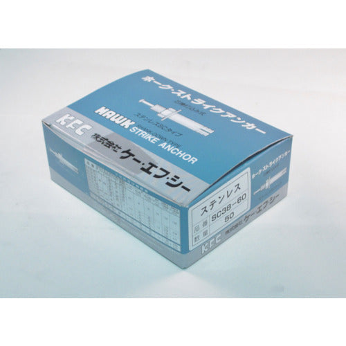 K.F.C. Hawk Strike Anchor C Type SUS W3/8 Total Length 60 SUS C38-60 50 Pieces
