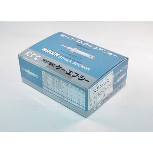 K.F.C. Hawk Strike Anchor C Type SUS W1/2 Total Length 70 SUS C48-70 30 Pieces