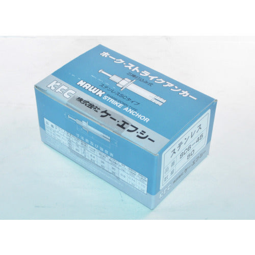 K.F.C. Hawk Strike Anchor C Type SUS M6 Total Length 45 SUS C6-45 50 Pieces