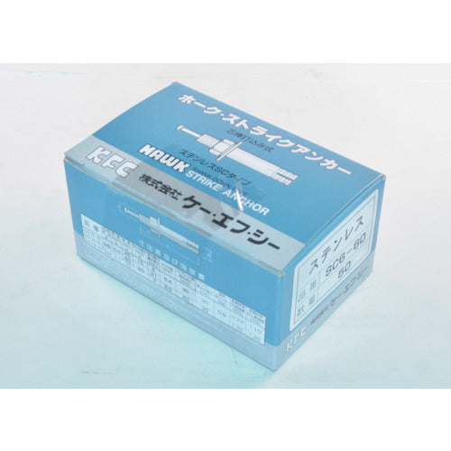 케이 에프 씨 호크 스트라이크 앵커 C 타입 SUS제 M6 전장 60 SUS C6-60 50개