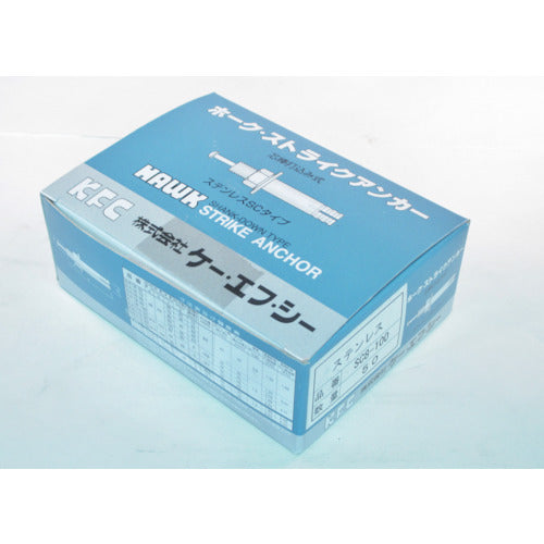 K.F.C. Hawk Strike Anchor C Type SUS M8 Total Length 100 SUS C8-100 50 Pieces