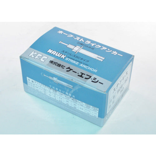 K.F.C. Hawk Strike Anchor C Type SUS M8 Total Length 50 SUS C8-50 50 Pieces