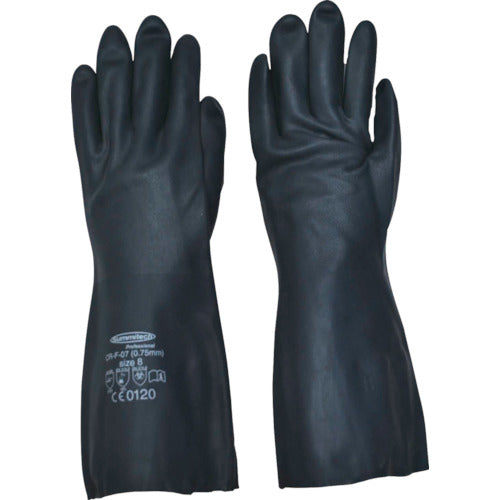 Sumitec Oil and Solvent Resistant Gloves Sumitec CR-F-07 L Dark Blue 4489 1 Pair