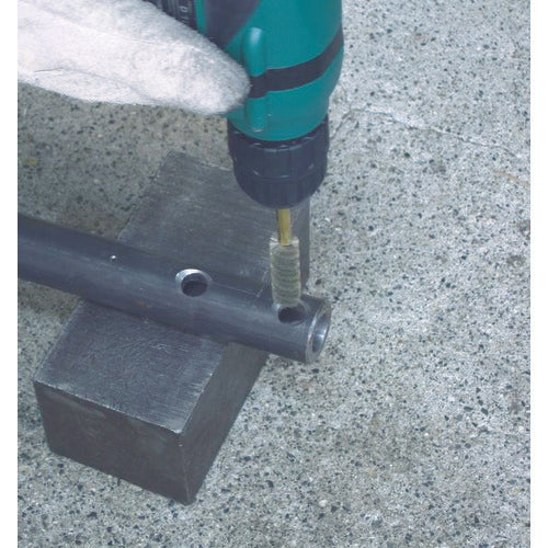 TRUSCO ネジリブラシ 電動用 アラミド繊維 線0.2X外径Φ32X軸Φ6 TB-5746 1 本