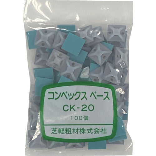 コンベックス 結束バンドベース CK−20 100本入り CK-20(100P) 1 袋