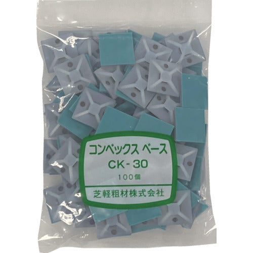 コンベックス 結束バンドベース CK−30 100本入り CK-30(100P) 1 袋