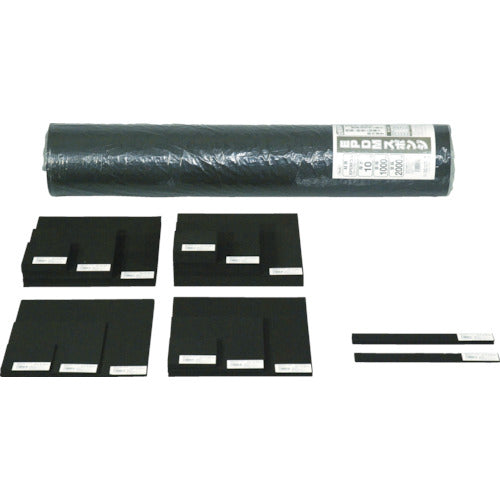 光 EPDMスポンジ 100×100 5t 黒 KSEP-1016 1 枚