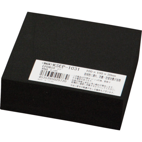Hikari EPDM sponge 100 x 100 30t black KSEP-1031 1 sheet