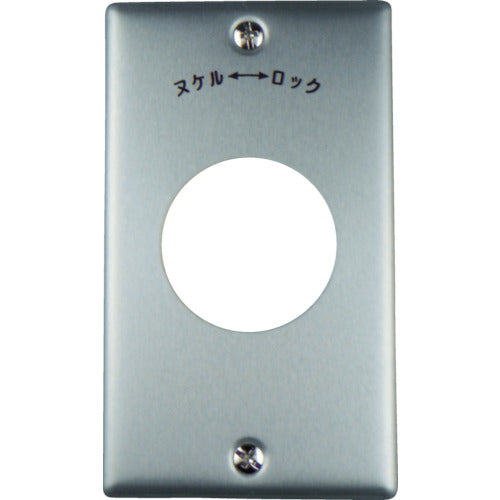 アメリカン電機 新金プレ−ト 引掛大穴1ケ用 P:101 1161A 1 枚